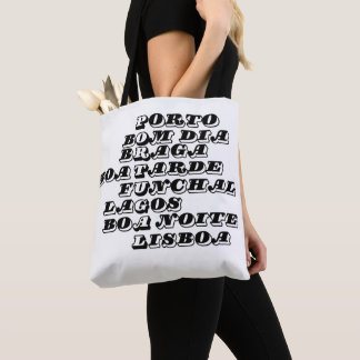 Bolsa Tote Portugal Shopping Bag Bolsa. Bom dia