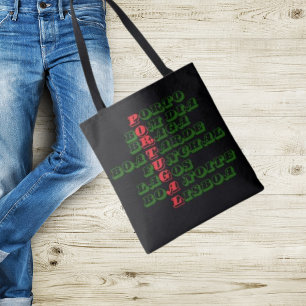 Bolsa Tote Portugal Shopping Bag Bolsa. Bom dia