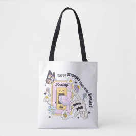 Bolsa Tote Positividade da Ansiedade RetroDesign