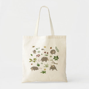 Bolsa Tote Possíveis em um Campo de Berry em Branco