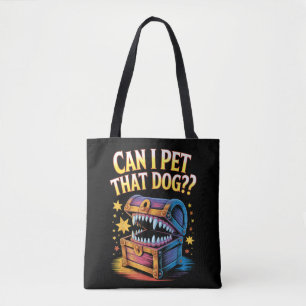 Bolsa Tote Posso Falar com Esse Cachorro Presente de Design d