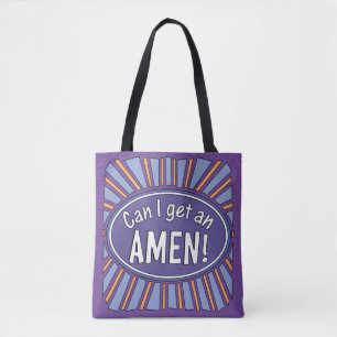 Bolsa Tote Posso pegar uma AMEN?