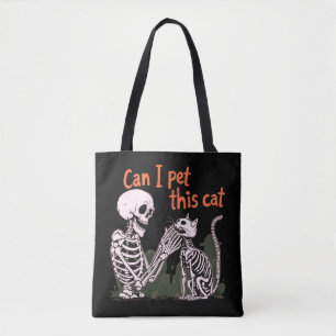 Bolsa Tote Posso Pôr Este Gato? Design para amantes de Gato E