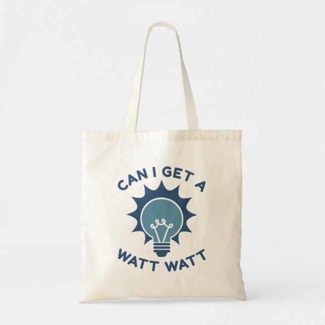 Bolsa Tote Posso Ter Um Watt Watt? (Frente)