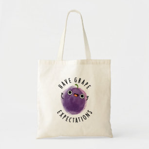 Bolsa Tote Possuir Esperanças De Uvas, Fruta Positiva E Boni
