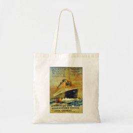 Bolsa Tote Poster da Promoção da Linha White Star Titanic