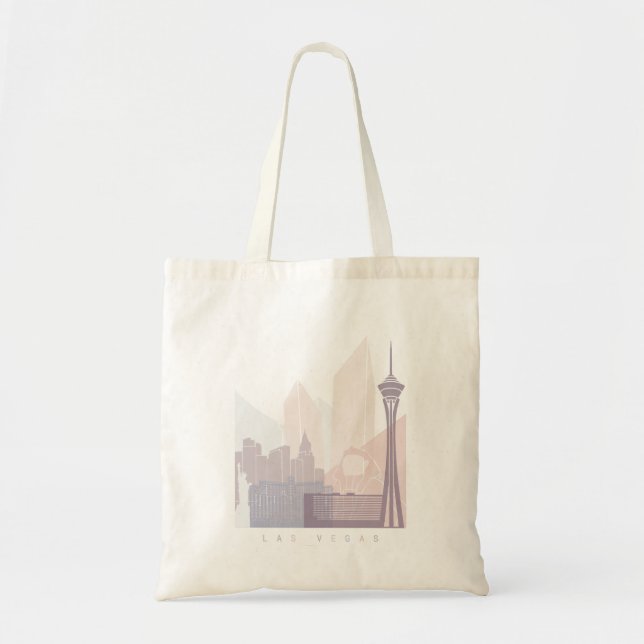 Bolsa Tote Poster DA SKYLINE DO VEGAS (Frente)