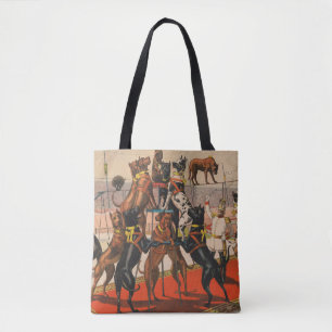 Bolsa Tote Poster de Circo De Grandes Danças Com Formador