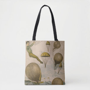 Bolsa Tote Poster De Circo De Um Balão Aéreo