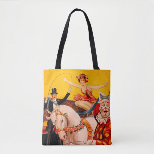 Bolsa Tote Poster de Circo Vintage