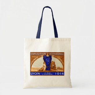 Bolsa Tote poster de Expo Internacional Lyon 1914