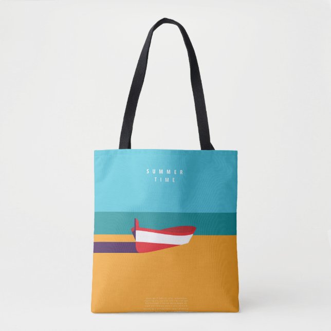 Bolsa Tote Poster de layout de verão (Frente)