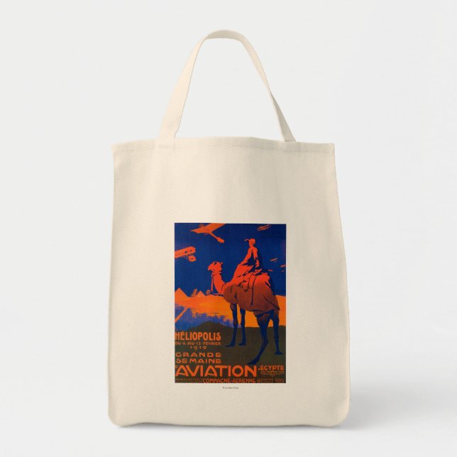 Bolsa Tote Poster de Promocional da Companhia Aérea Francesa (Frente)