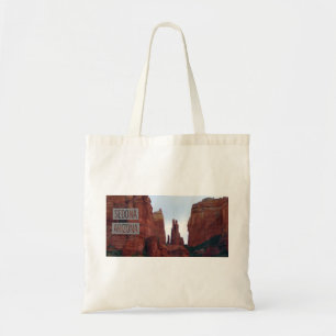 Bolsa Tote Poster de viagens das Montanhas Sedona Arizona