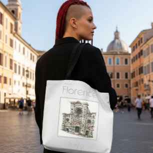 Bolsa Tote Poster de viagens para Florença Itália
