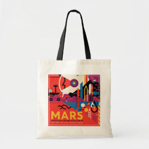 Bolsa Tote Poster do Espaço Retroativo - Programa de Exploraç