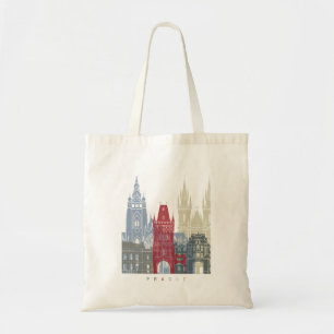 Bolsa Tote Poster do horizonte de Praga