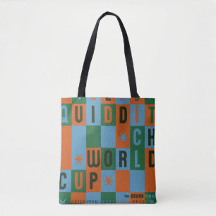 Bolsa Tote POSTER do Quadro de Verificação da Copa do Mundo Q