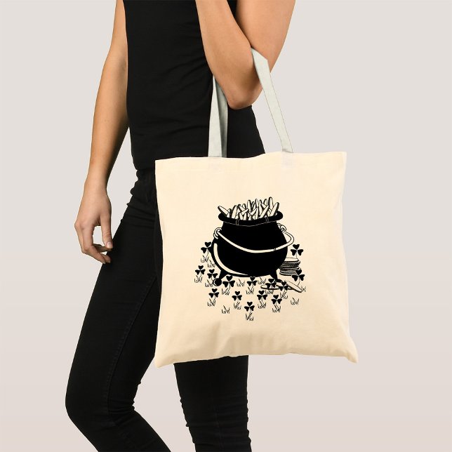 Bolsa Tote Pote Da Banheira De Tote Dourada (Criador carregado)