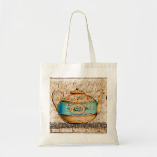 Bolsa Tote Pote de chá antigo