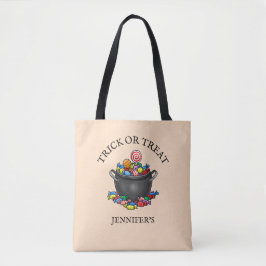 Bolsa Tote Pote de Doces de Doce ou Travessura