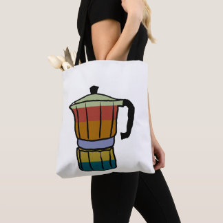 Bolsa Tote Pote de Moka retrô