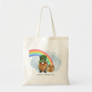 Bolsa Tote Pote Gnomo Cute de Dia de São Patrício Personali