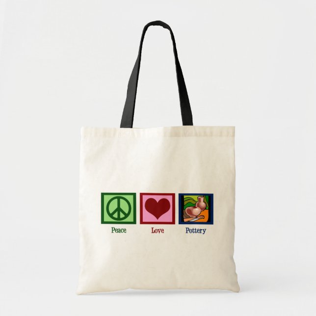 Bolsa Tote Potência de Paz e Amor (Frente)