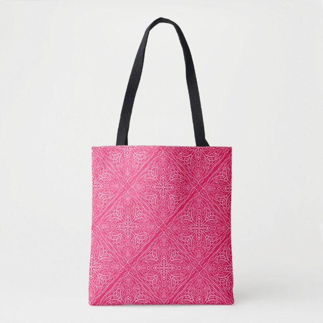 Bolsa Tote Potência rosa (Frente)