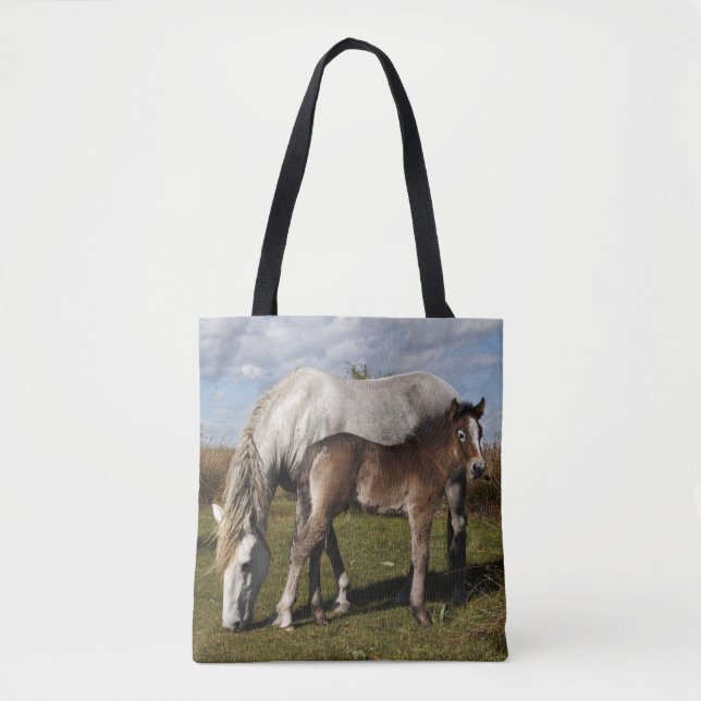 Bolsa Tote Potro de Cavalo Camargue com Mãe (Frente)