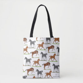 Bolsa Tote Potros do cavalo