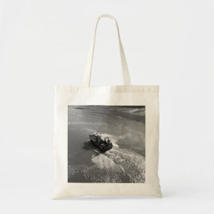 Bolsa Tote Pouca traineira, porto da baía de Cardiff
