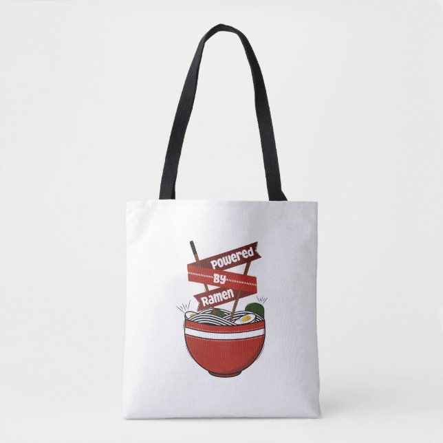 Bolsa Tote powered by ramen (Frente)
