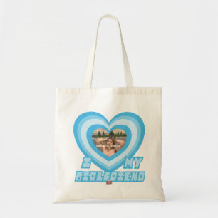 Bolsa Tote PowerPuff Dingus Blue Heart - NAMORADA