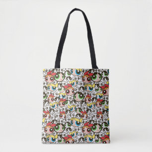 Bolsa Tote Powerpuff Girls Face Patterno