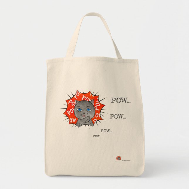 Bolsa Tote POWPOWCat Tote Bag (Frente)