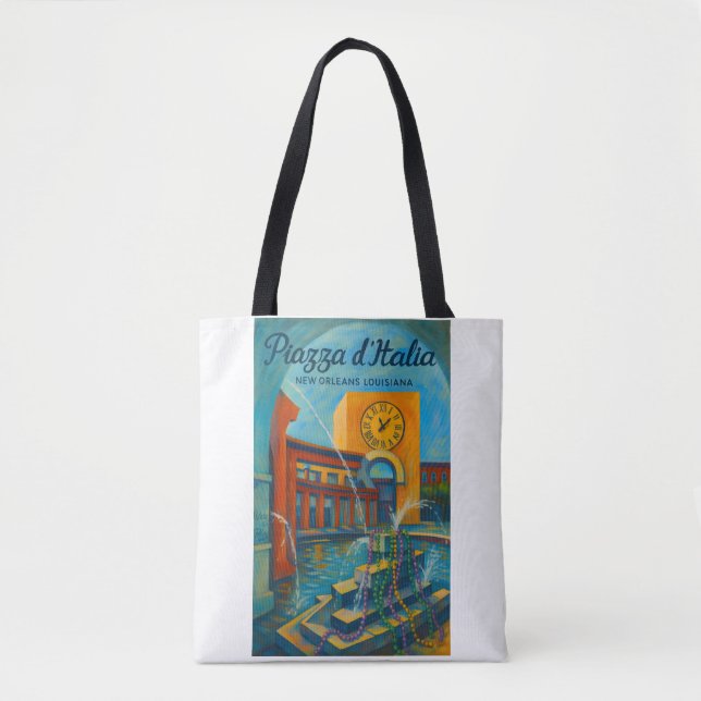 Bolsa Tote Praça d'Italia Nova Orleans (Frente)