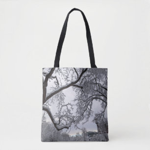 Bolsa Tote Praça Lafayette, árvores de neve