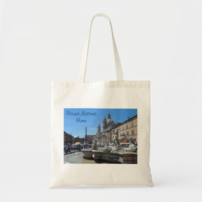 Bolsa Tote Praça Navona- Roma, Italia (Frente)