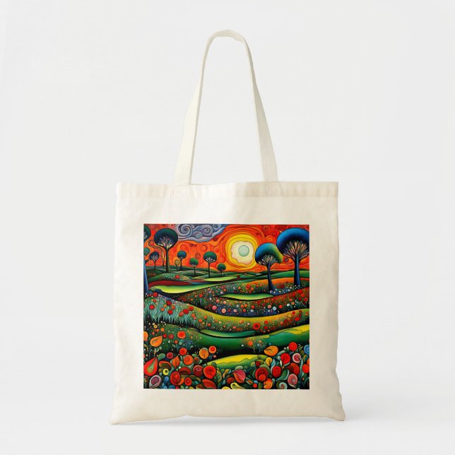 Bolsa Tote Prados de Flores 2 (Frente)