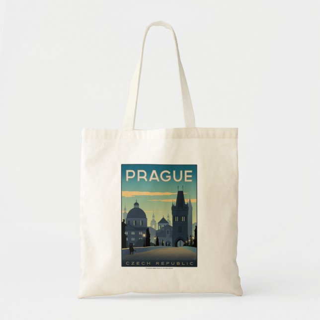 Bolsa Tote Praga, República Checa (Frente)