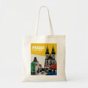 Bolsa Tote Praga República Tcheca Paisagem da Cidade Velha Co