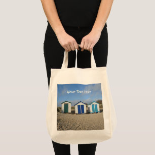 Bolsa Tote Praia abriga céu azul e litoral inglês