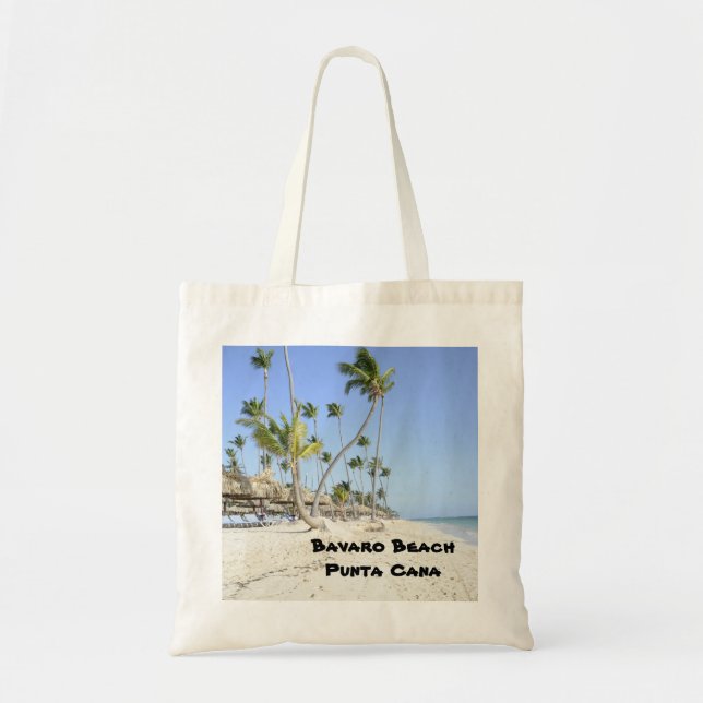 Bolsa Tote Praia Bavaro na ilha de Punta Cana (Frente)