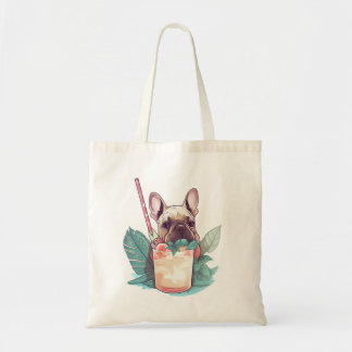 Bolsa Tote Praia Buddies: Frenchie Fizz Tote Bag