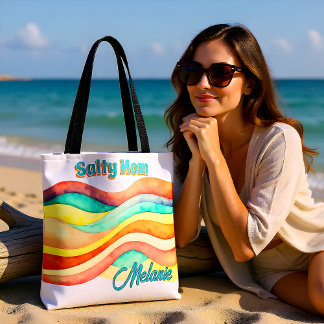Bolsa Tote Praia da Mãe Salgada Estilo de Verão