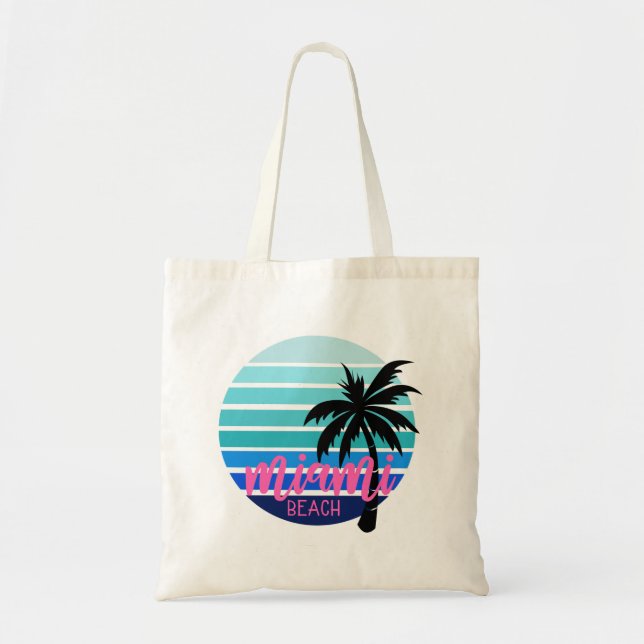 Bolsa Tote praia de Miami (Frente)