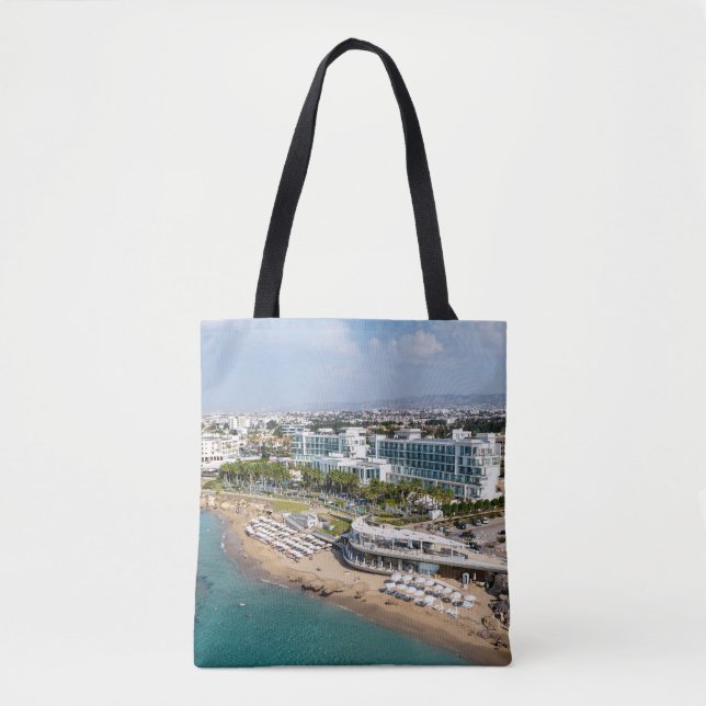 Bolsa Tote Praia de Paphos SODAP e hotel Amavi (Frente)