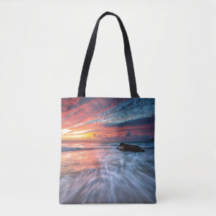 Bolsa Tote Praia de pedra espectacular do por do sol  , EL