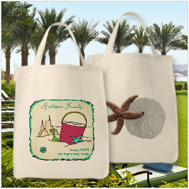 Bolsa Tote Praia do Castelo de Areia Encontro de Família Pers